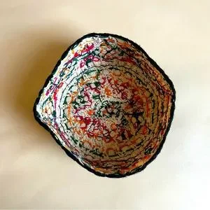 Vintage Handmade Tubiteyka Uzbek Mirror Hat Accessories | Vintage Handmade Tubiteyka Uzbek Mirror Hat  main image 2